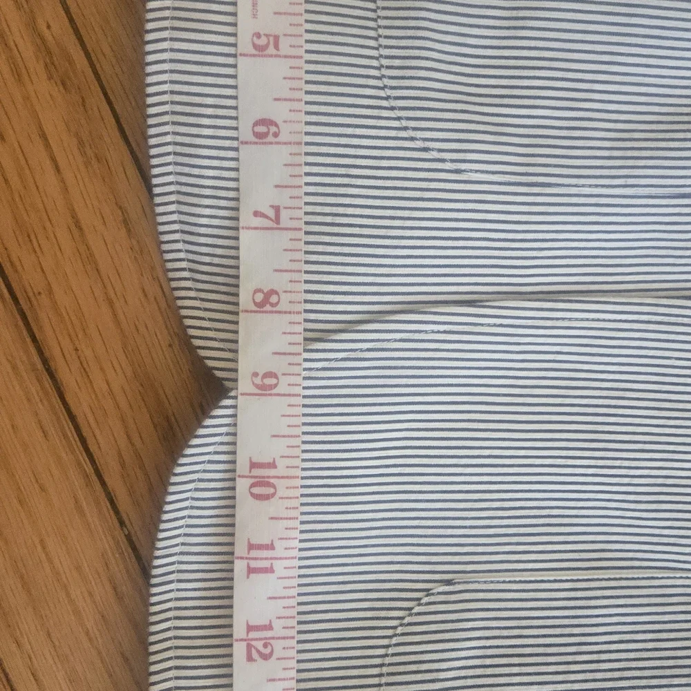 Striped Gray Blazer - Picture 7 of 10